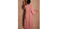 Kimono with tight sleeves in old pink